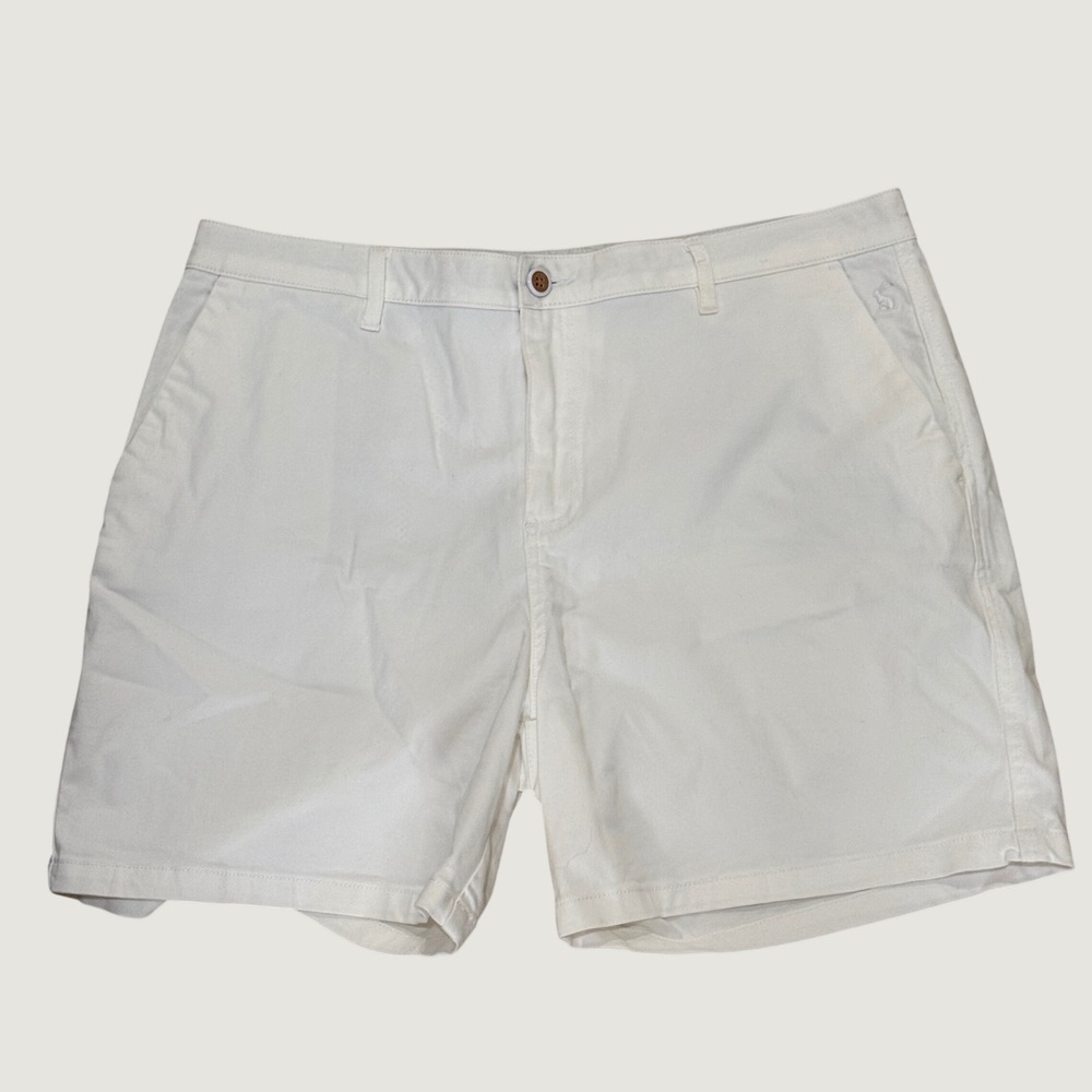Joules Chino Collection White Cotton Shorts Womens Coastal Golf Vacation US 12